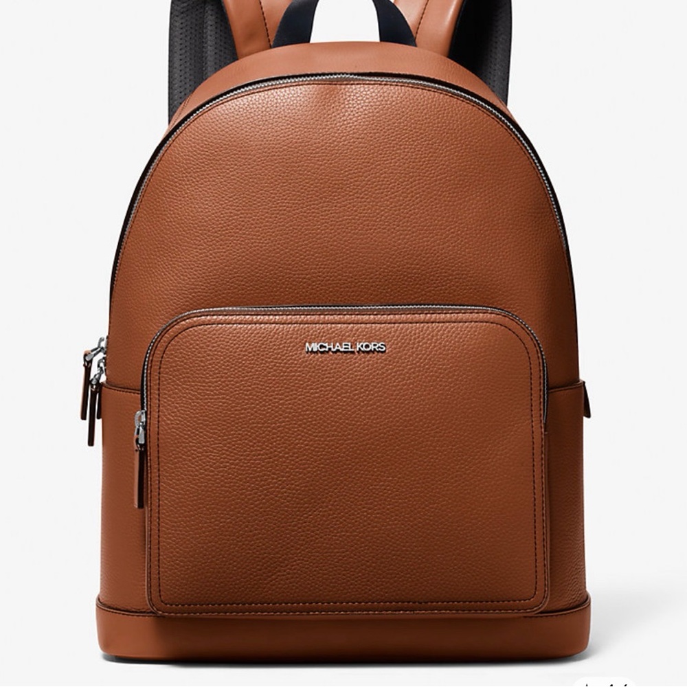 Michael Kors Leather Luggage Backpack in Brown